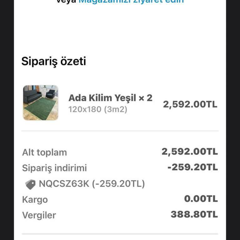 Reydeko Halı Reydeko Pişmanlığı Teslim Edilmeyen Hali