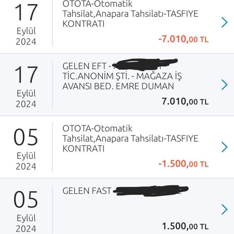 Yapı Kredi Bankası Tasfiye Kontratı Ücret Ödemesi