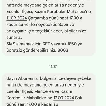 İSKİ Ret Mesajını Kabul Etmiyor