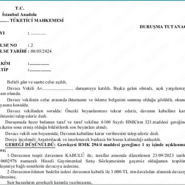 Yalova Termal City Oteli Devre Tatil Islak İmzalı Senet Mağduru