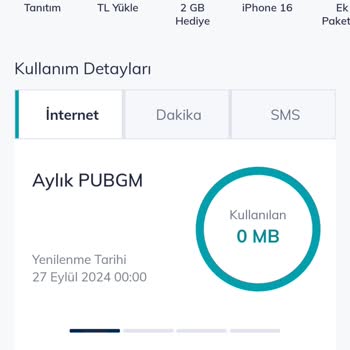 PUBG (Pubgmobile.com) Türk Telekom Ekstra İnternet Paketi