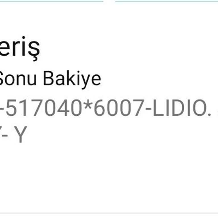 Lidio Ödeme Hizmetleri İzinsiz Kart Çekim İşlemi Hakkında Acil Yardım Talebi