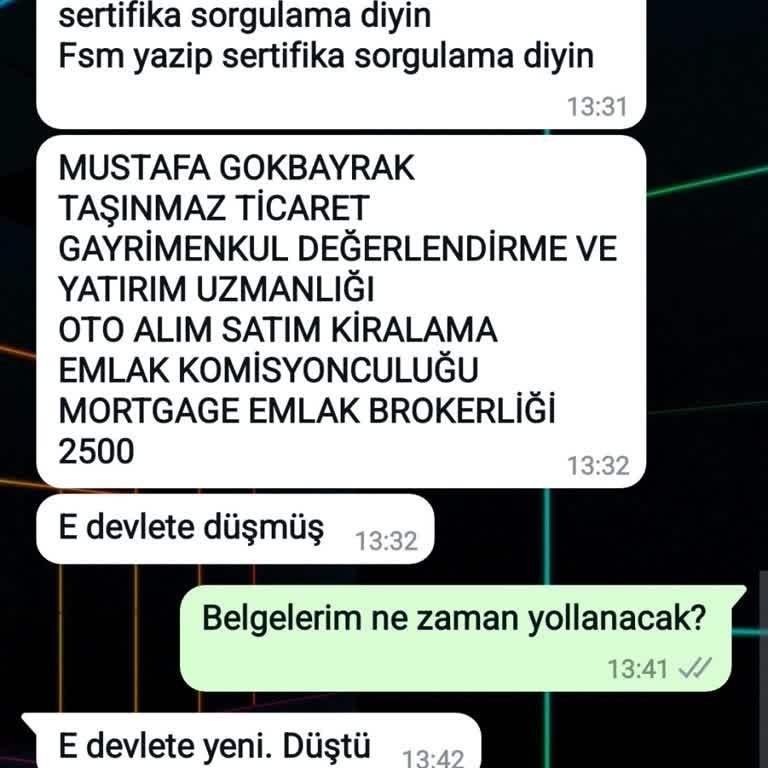 Akademi Gelişim Kurs Bitirme Belgelerimin Tarafıma Halen Yollanmaması