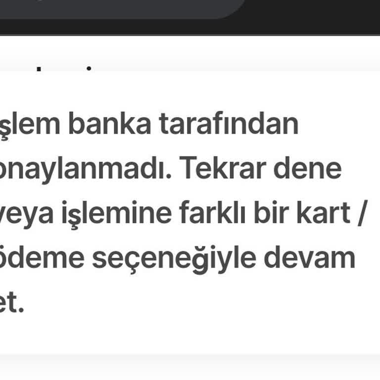 Ziraat Bankası Online Alışveriş Sorunu.