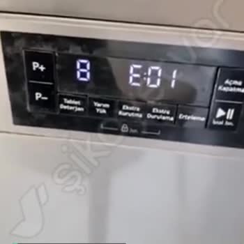 E01 Hatası Altus Bulaşık Makinesi