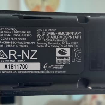 Durduk Yere Çalışmayan Samsung TV Kumandası