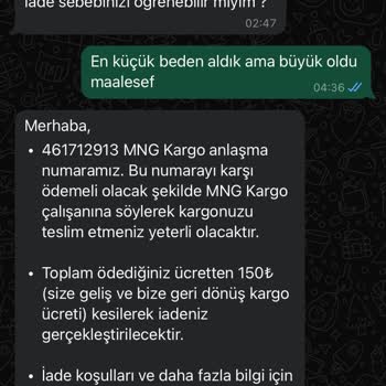 No1konsept (Instagram) 1.100 TL İade Ücretimi Yatırmıyorlar