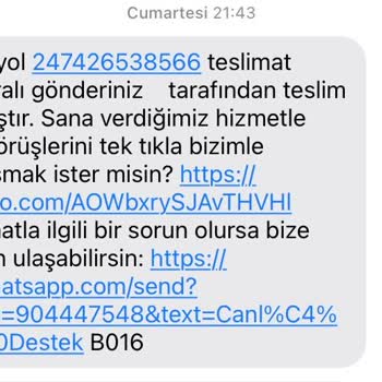 Sende O Kargo Ürünümü Teslim Edildi Diyor Ama Etmedi