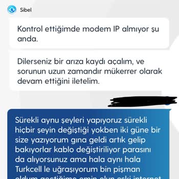 Turkcell İnternet Bağlantı Sorunu ve Müşteri Hizmetleri Mağduriyeti
