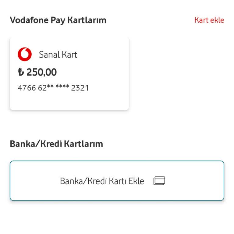 Vodafone Pay Parama El Koydu