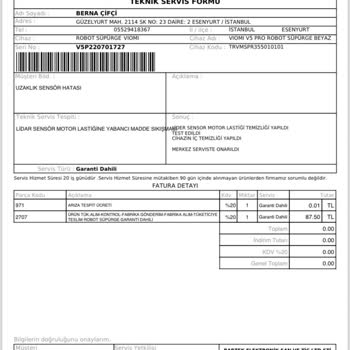 Sunny Viomi V5 Arızalanması Ve Servisin İlgisizliği