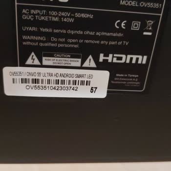 Onvo Marka Televizyon Ekran Arızası