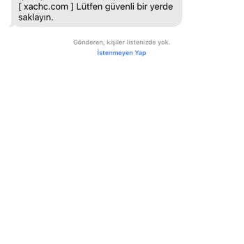 Meta Xachch.com Adlı Adresten Mesaj