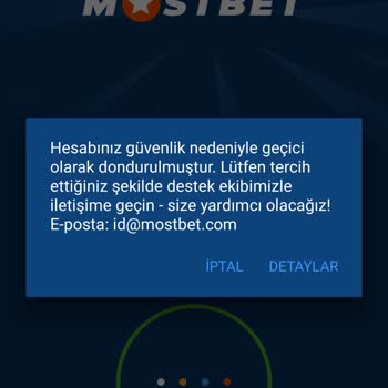 Mostbet Hesabım Donduruldu Ve Param Çekilemiyor