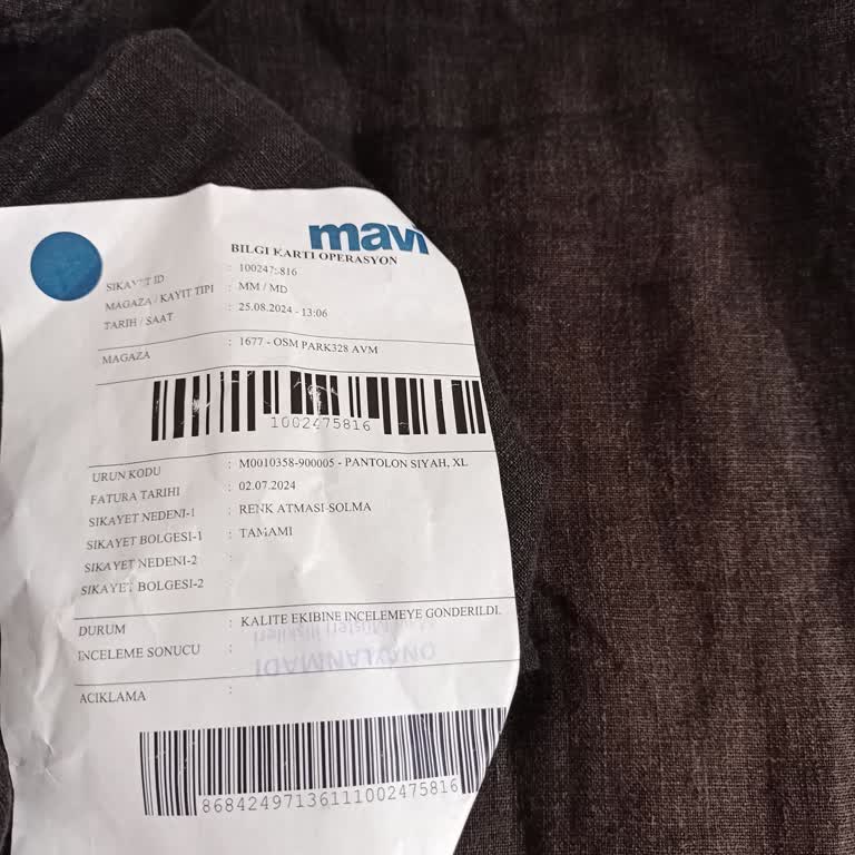 Mavi Onaylanmayan Ürün Hakkında