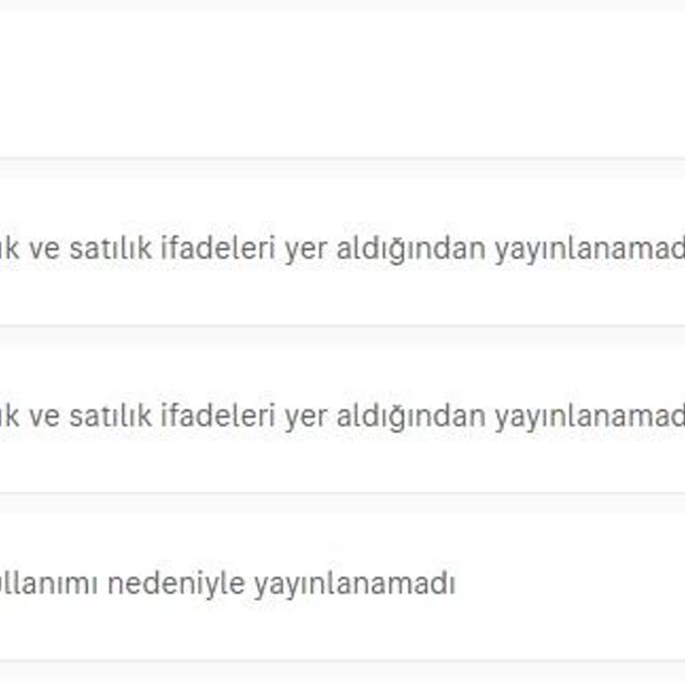 Sahibinden.com'da Domainimi İlana Koyamıyorum.