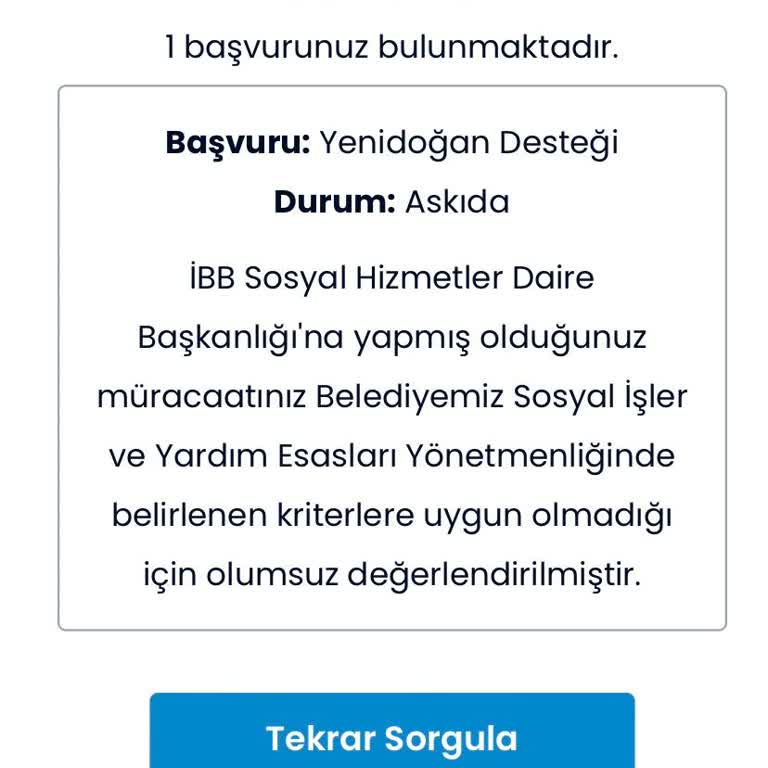 İstanbul Büyükşehir Belediyesi Yenidoğan Destek Paketi