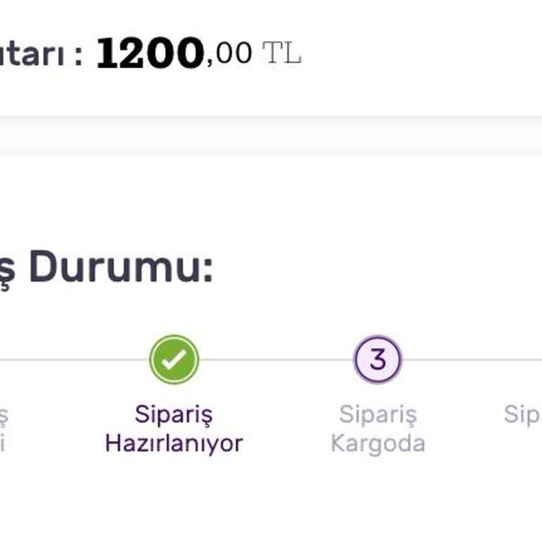 Gratis Siparişim 5 Gündür Hazırlanıyor