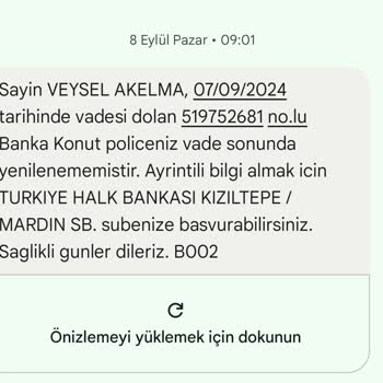 Türkiye Sigorta Talebim Olmadan Bitiminden 10 Gün Sonra Konut Sigortamın Yenilenmesi