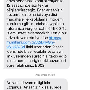 Millenicom İnternet Bağlantı Problemi