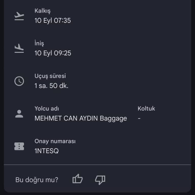AJet Kayıp Valizim Nerede