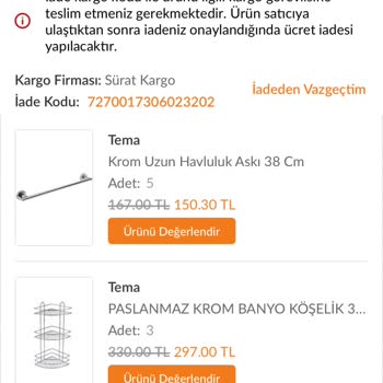 Trendyol Yanıltıcı Ürün Gönderimi Ve Kötü Müşteri Hizmetleri Deneyimi!