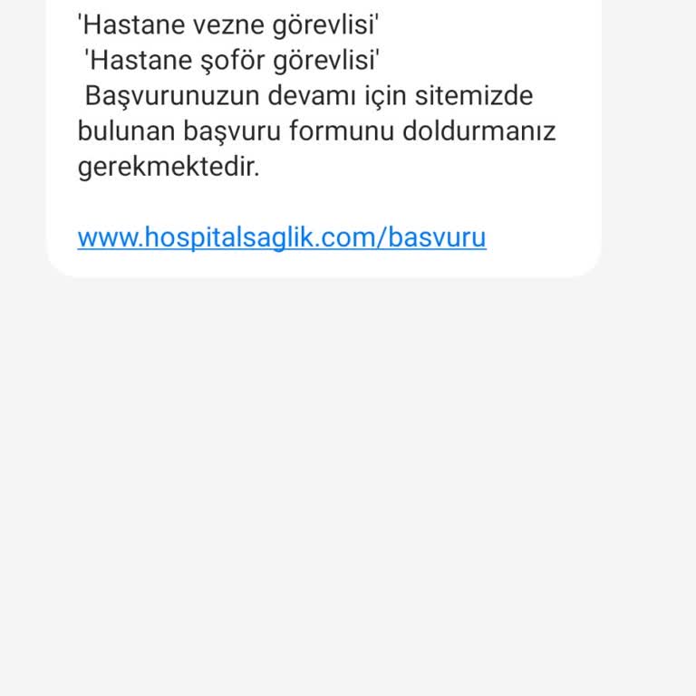 Jooble Üzerinden Hospital Sağlık İçin Yapılan İş Başvurusu Hk.