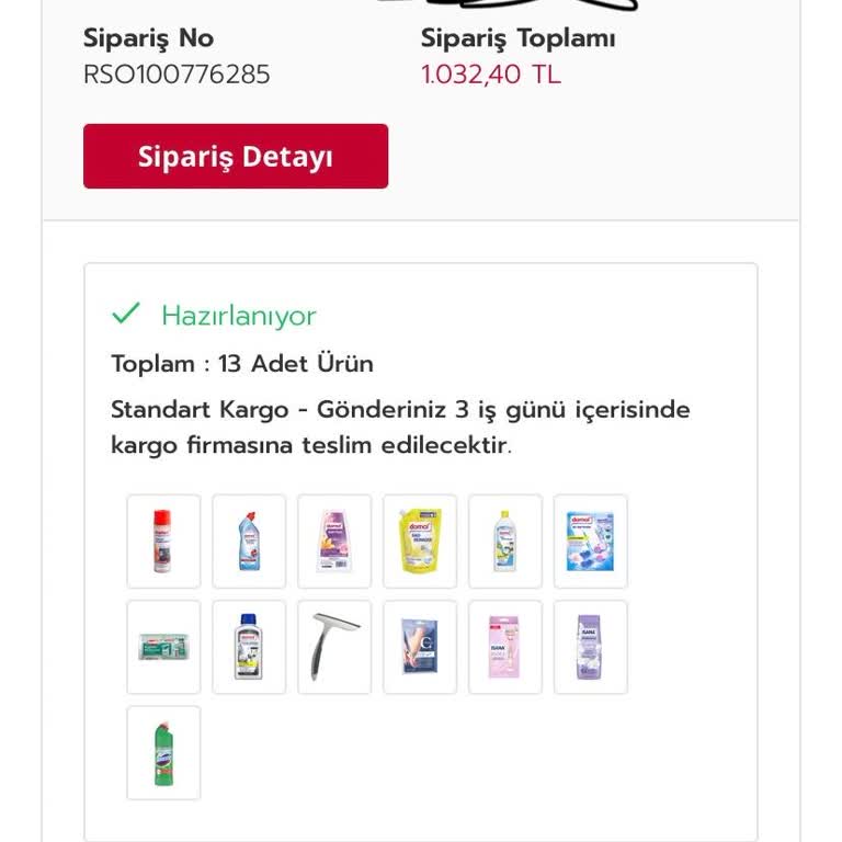 Rossmann Ürünlerimi Kargolamıyor Ve Ulaşamıyorum