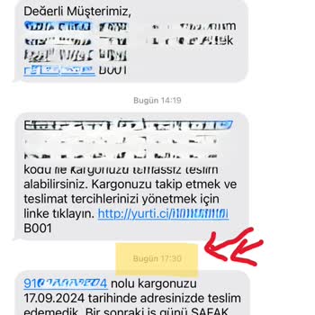 Eksik Olmayan Adreste Eksiklik İddia Eden Yurtiçi Kargo Personeli.