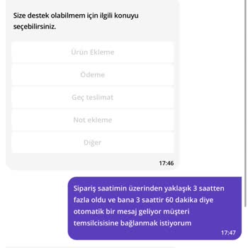 Getir Su Sürekli Mağdur Oluyorum