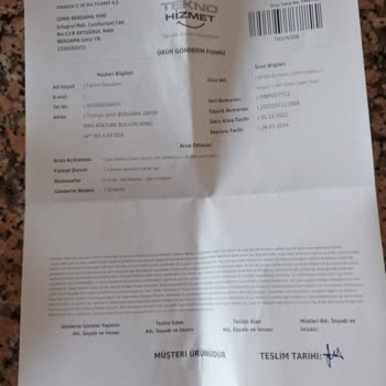 Teknosa, Epson Ve Kargo Arasındaki Sorun