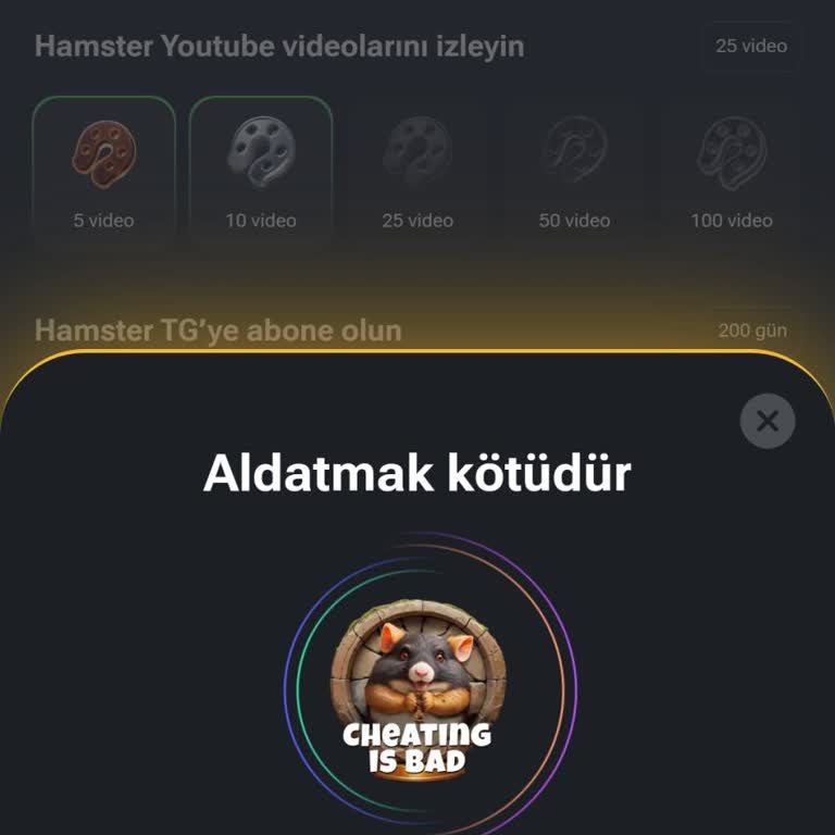 Hamster Kombat Gereksiz Yere Ban Yedim