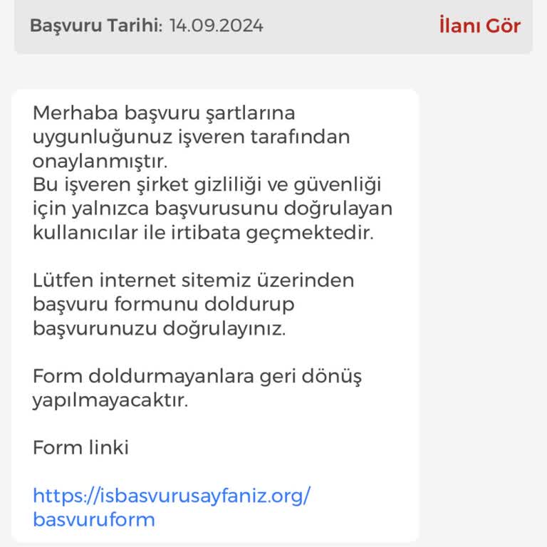 İşin Olsun Kimlik Bilgilerimi Aldılar