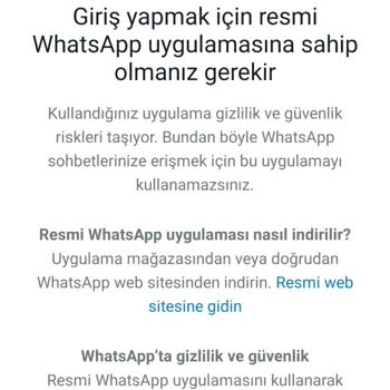WhatsApp Blok Sorunu