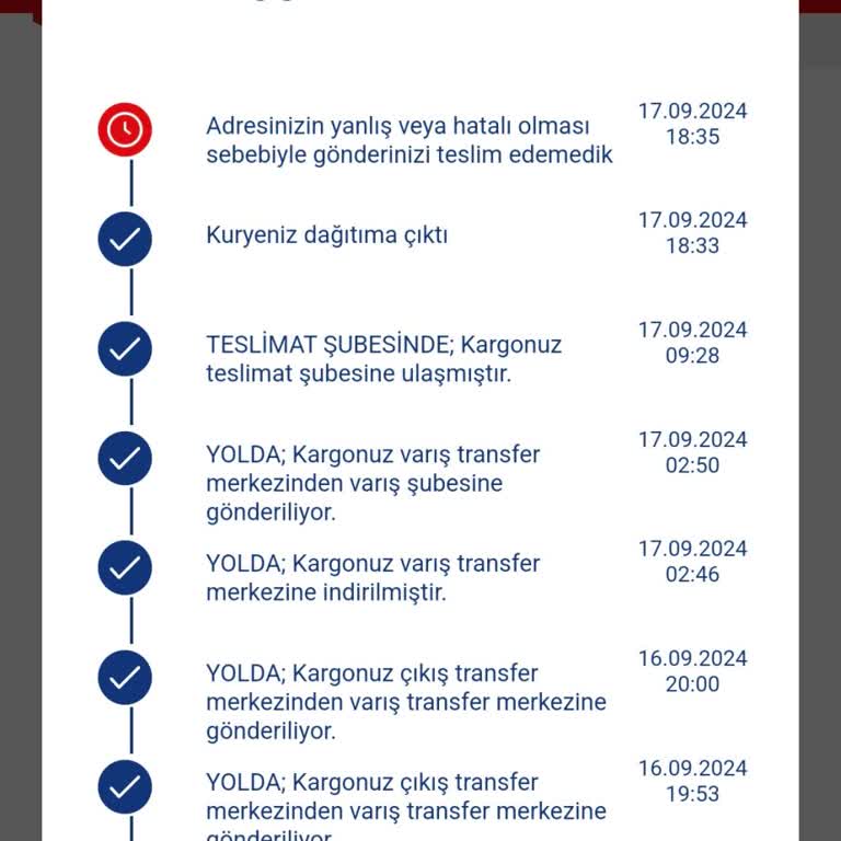 Aras Kargo Kargom Teslim Edilmedi