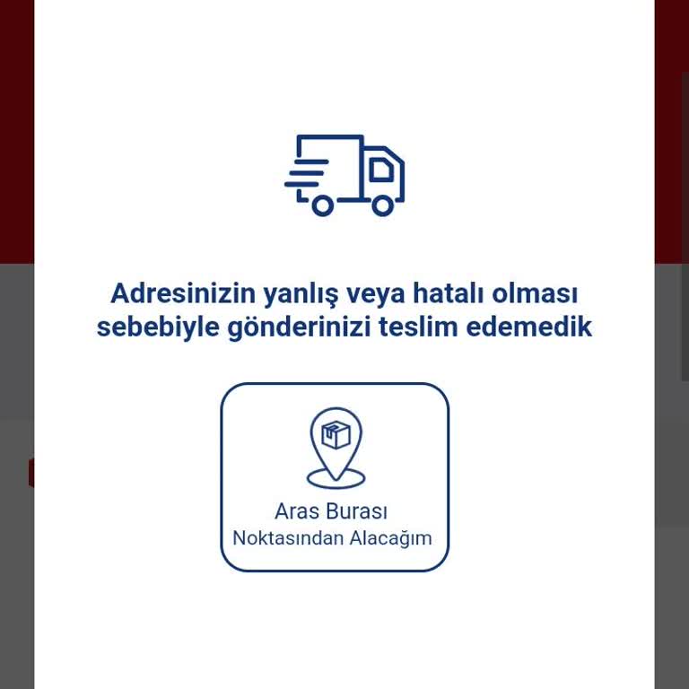 Aras Kargo Doğru Olan Adres Bilgime Teslimat Yapmadı