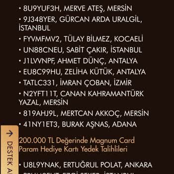 Magnum Kazanılan Ödülü Göndermiyor