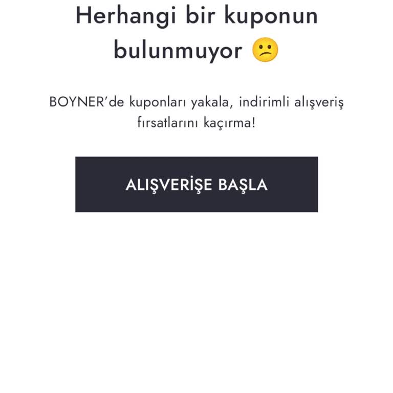 Boyner Çark Kodum Kayboldu