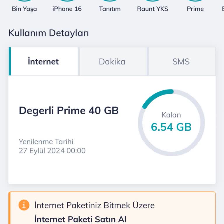 Türk Telekom Tarife Paketi Problemi