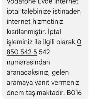 Vodafone Net Vodafone Paketimi İptal Etmiyor.