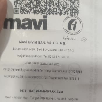 Mavi Mağazasındaki Ürün Ve Personel Sorunu