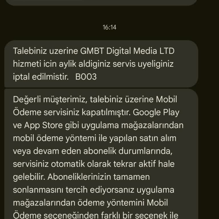 Vodafone Habersiz Abonelik Ve Para Kesintisi