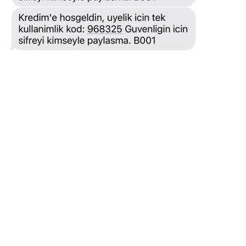 Kredim Adıma Açılan Başvuru, Kredi, Üyelik Hiç Biri Bana Ait Değildir