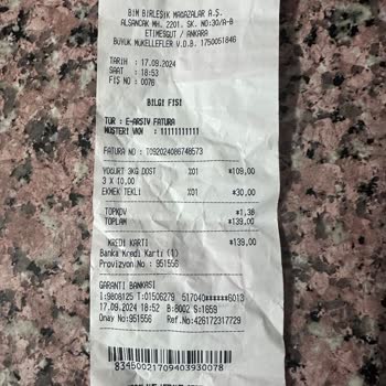 BİM Dost Yoğurt Şikayeti