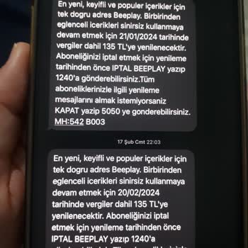 Habersiz Abonelik ve Fatura Şişirme Sorunu