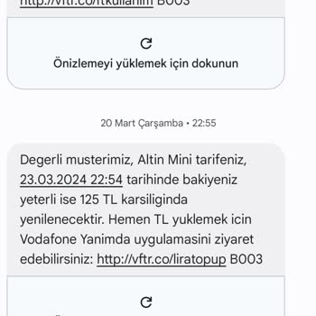 Vodafone Paketine Sürekli Zam Yapılması