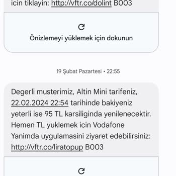 Vodafone Paketine Sürekli Zam Yapılması