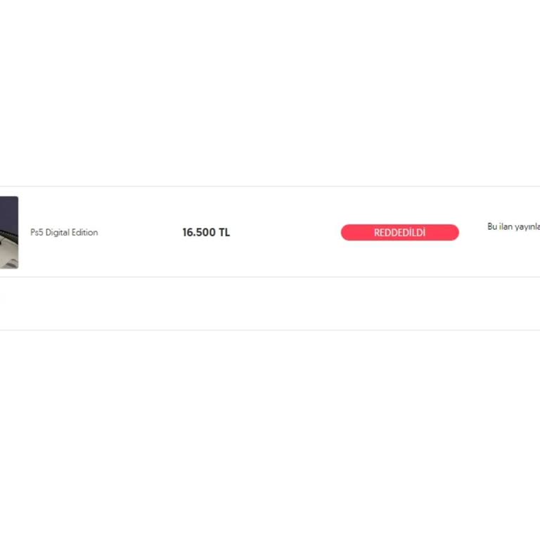 Letgo İlan Reddedilme Sorunu