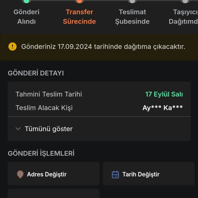 Trendyol Express Teslim Tarihini Değiştirdiğim Kargomu Getirmiyor
