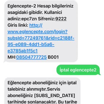 Eğlen Cepte Yanlış Tıklama Sonucu Haksız Abonelik Ücreti Talebi